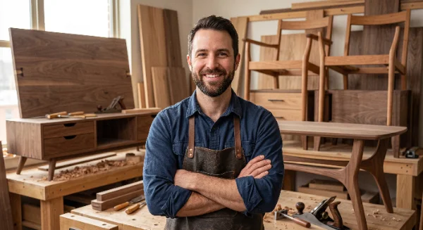 Furniture maker workshop
